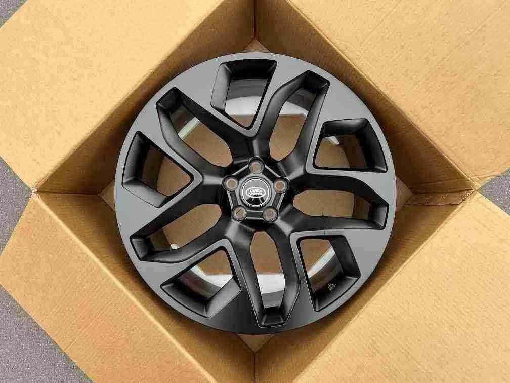 Кованые диски Ju-Tuning 1618A чёрный мат R21–R23 5x120 на Range Rover, Defender