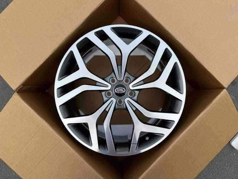 Кованые диски Ju-Tuning 1619 графит porsche gunmetal R20–R21 5x108 на Range Rover, Defender