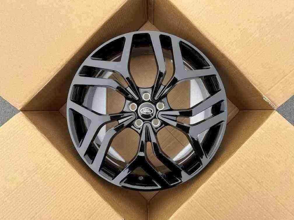 Кованые диски Ju-Tuning 1619 чёрный глянец R20–R21 5x108 на Range Rover, Defender