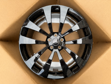 Кованые диски Ju-Tuning 1623b чёрный глянец R21–R23 5x120 на Range Rover, Defender