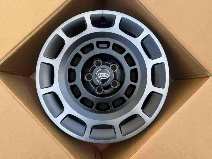 Кованые диски Ju-Tuning 1626 чёрный мат чёрный тонированный лак R19–R20 5x120 на Range Rover, Defender