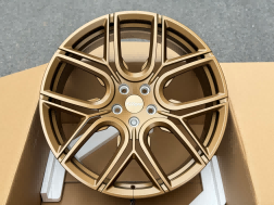 Кованые диски Ju-Tuning 1832 матовая бронза R19–R21 5x114.3 на Tesla 3/Y, BYD, Zeekr