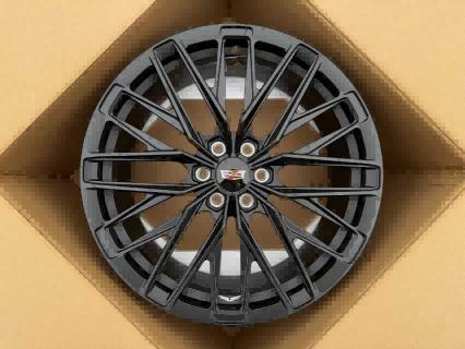 Кованые диски Ju-Tuning 1905 матовая платина R18–R20 5x120 / 6x120 на Cadillac Escalade, Lincoln — фото 2
