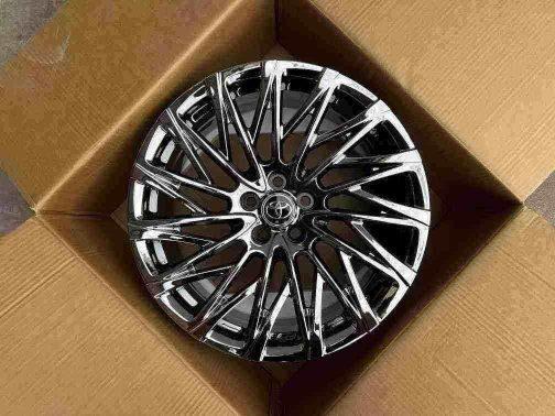Кованые диски Ju-Tuning 1907 чёрный хром R18–R20 5x114.3 / 5x120 на Toyota, Lexus