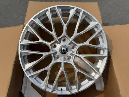 Кованые диски Ju-Tuning 1910B тонированный лак брашированное серебро R19–R22 5x120 / 5x114.3
