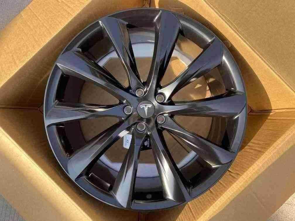 Кованые диски Ju-Tuning 1921 чёрный мат R21–R22 5x120 на Tesla S/X, NIO, Hongqi