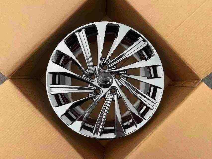 Кованые диски Ju-Tuning 1925 чёрный хром R18 5x120 на Toyota, Lexus