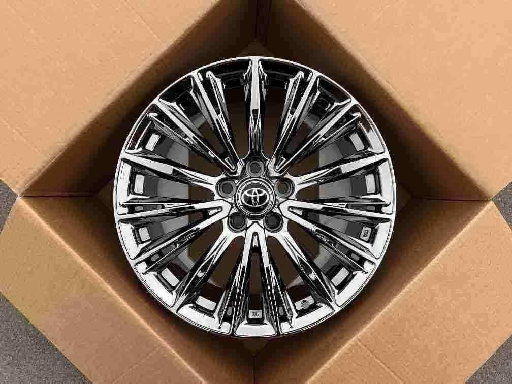 Кованые диски Ju-Tuning 1931 чёрный глянец R19 5x160 на Toyota, Lexus