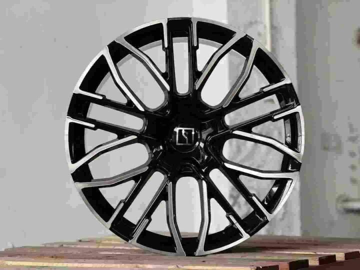Кованые диски Ju-Tuning 1962 чёрный глянец R21–R22 5x108 на Tesla, Zeekr, BYD