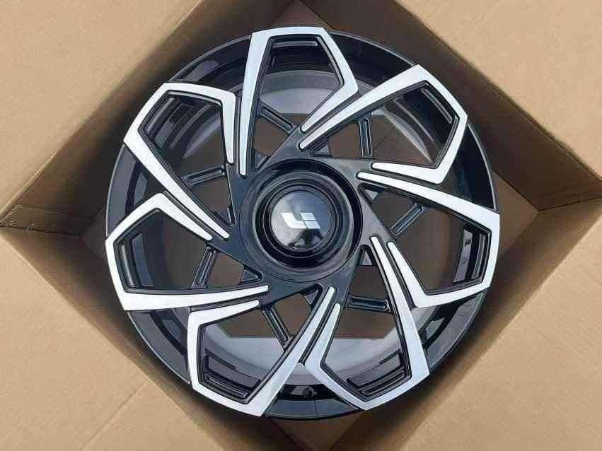 Кованые диски Ju-Tuning 1966 чёрный глянец R21 5x120 на Tesla S/X, NIO, Hongqi