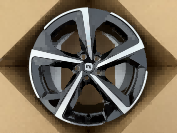 Кованые диски Ju-Tuning 1971 чёрный глянец R19 5x114.3 на Tesla 3/Y, BYD, Zeekr