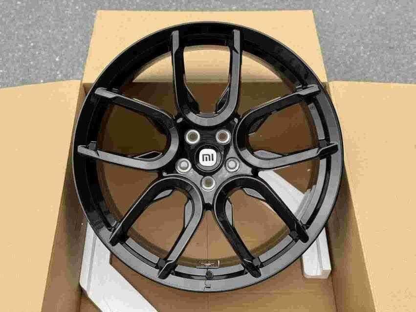 Кованые диски Ju-Tuning 1974 чёрный глянец R19–R21 5x114.3 на Tesla 3/Y, BYD, Zeekr