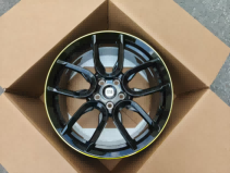 Кованые диски Ju-Tuning 1974 чёрный глянец R19–R21 5x114.3 на Tesla 3/Y, BYD, Zeekr — фото 2