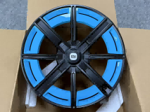Кованые диски Ju-Tuning 1978 чёрный мат R20 5x114.3 на Tesla 3/Y, BYD, Zeekr — фото 3