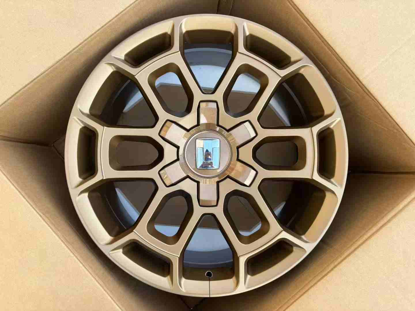 Кованые диски Ju-Tuning 1982 матовая бронза R20–R22 6x139.7 на внедорожники и пикапы