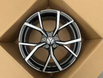 Кованые диски Ju-Tuning 1987 чёрный глянец R18–R21 5x112 на VW Passat, Tiguan, Touareg
