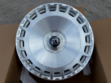 Кованые диски Ju-Tuning 1992 чёрный глянец R22 5x108 на Tesla, Zeekr, BYD