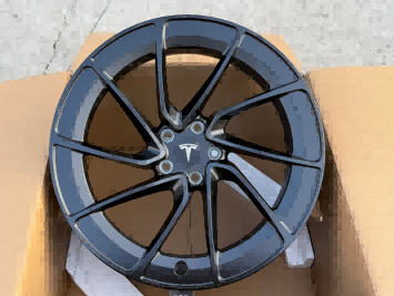Кованые диски Ju-Tuning 1995 чёрный мат R18–R20 5x114.3 на Tesla 3/Y, BYD, Zeekr
