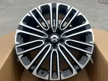 Кованые диски Ju-Tuning 1998 чёрный глянец R20–R22 5x120 на Tesla S/X, NIO, Hongqi