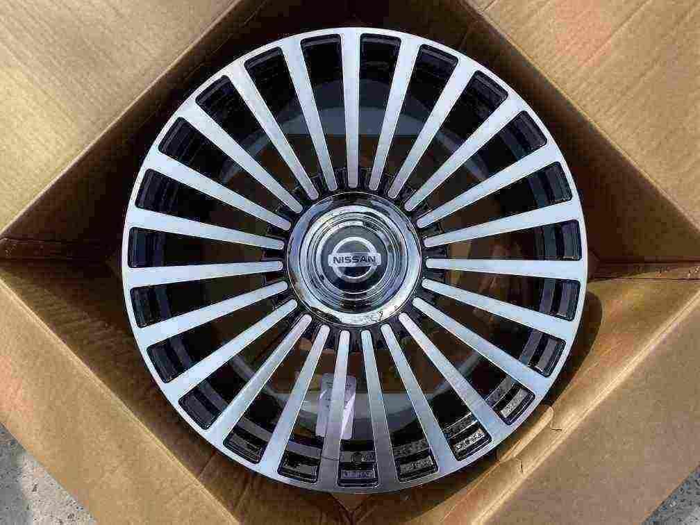 Кованые диски Ju-Tuning 2105 чёрный глянец R20–R22 6x139.7