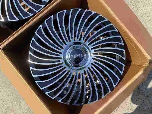 Кованые диски Ju-Tuning 2107L чёрный глянец R21–R22 5x120