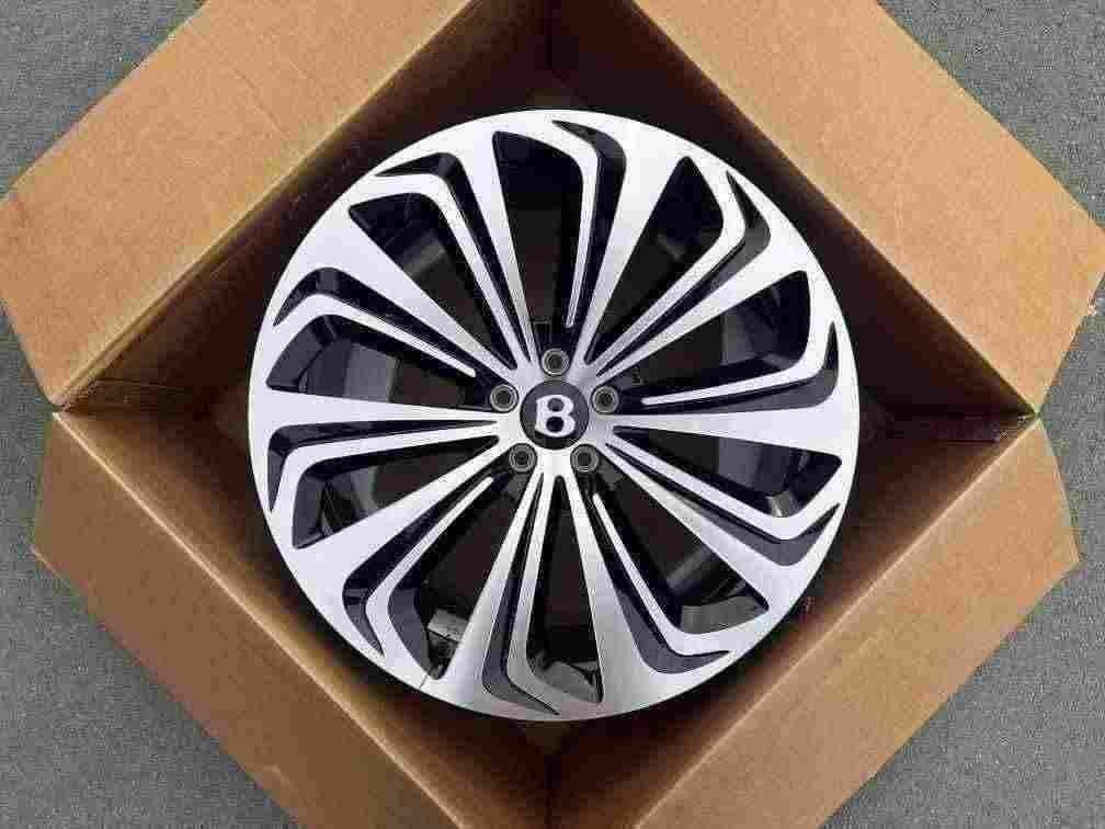 Кованые диски Ju-Tuning 2804 чёрный глянец R20–R22 5x112 / 5x130 на Bentley, Rolls-Royce