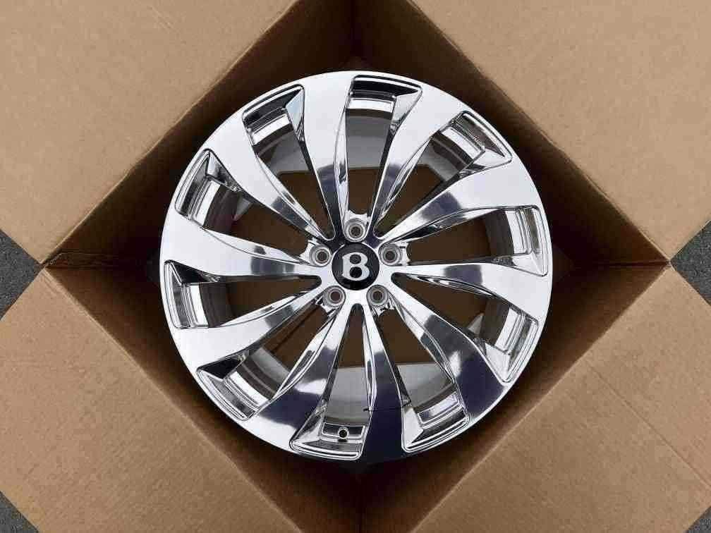 Кованые диски Ju-Tuning 2806 зеркальная полировка R20–R21 5x112 / 5x130 на Bentley, Rolls-Royce
