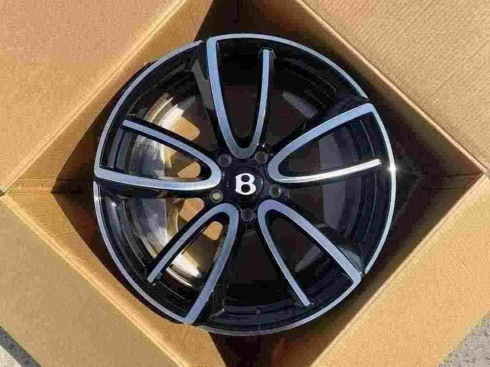 Кованые диски Ju-Tuning 2807 чёрный глянец R21 5x112 / 5x130 на Bentley, Rolls-Royce