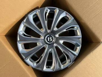 Кованые диски Ju-Tuning 2808 графит porsche gunmetal полированные канавки R20–R22 5x112 / 5x130 на Bentley, Rolls-Royce