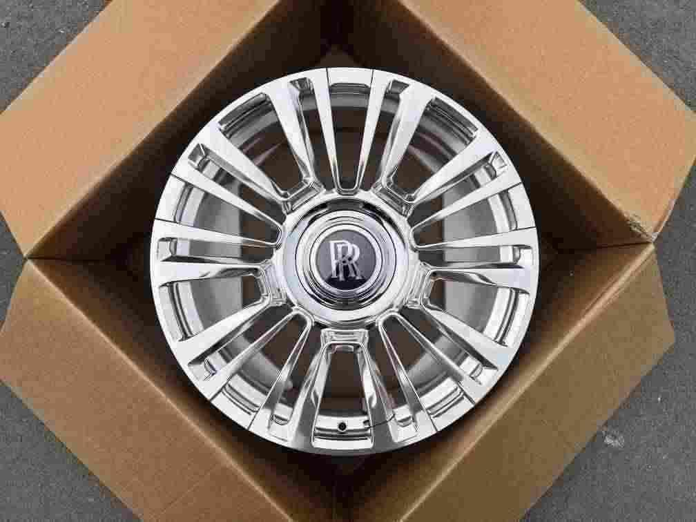 Кованые диски Ju-Tuning 2836 зеркальная полировка R20–R21 5x112 / 5x120 на Bentley, Rolls-Royce