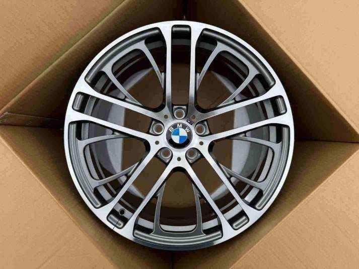 Кованые диски Ju-Tuning 6014 графит porsche gunmetal R20–R21 5x120 на BMW 3/5/7, X5/X6