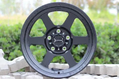 Кованые диски Ju-Tuning FF-02 чёрный мат R17 6x139.7 / 6x135 / 5x127 на внедорожники и пикапы