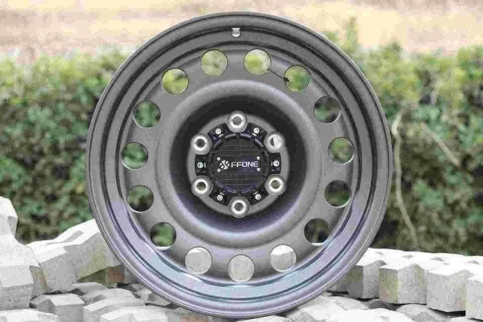 Кованые диски Ju-Tuning FF-03 матовый тёмный графит R17 6x139.7 / 6x135 / 5x127 на внедорожники и пикапы