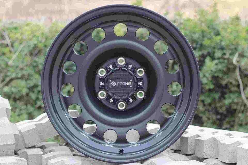 Кованые диски Ju-Tuning FF-03 матовый тёмный графит R17 6x139.7 / 6x135 / 5x127 на внедорожники и пикапы — фото 2