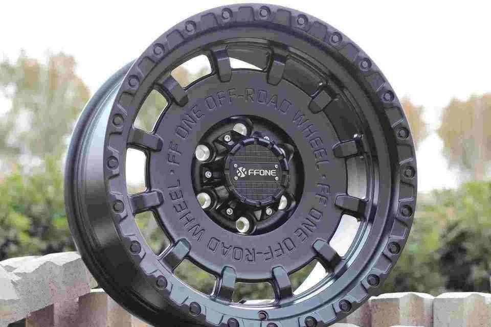 Кованые диски Ju-Tuning FF-04 чёрный мат R17 6x139.7 / 6x135 / 5x127 на внедорожники и пикапы