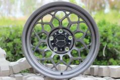 Кованые диски Ju-Tuning FF-06 чёрный мат R17 6x139.7 / 6x135 / 5x127 на внедорожники и пикапы — фото 2