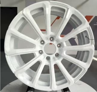 Кованые диски Ju-Tuning MF01A глянцевый белый R21 6x139.7 на внедорожники и пикапы