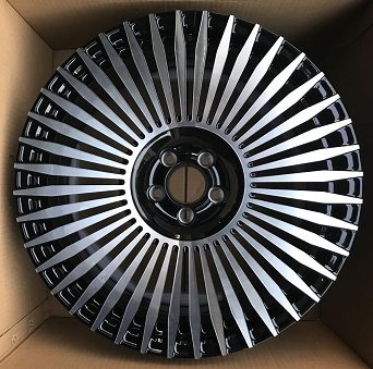 Кованые диски Ju-Tuning CP5158-2 чёрный глянец R19 5x120 на AITO, Li Auto, Xiaomi, Zeekr