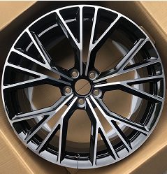Кованые диски Ju-Tuning HJ0083 чёрный глянец R18–R20 5x112 на Audi A4-A8/Q7, VW