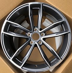 Кованые диски Ju-Tuning HJ0084 графит gunmetal R18–R19 5x112 на Audi A4-A8/Q7, VW