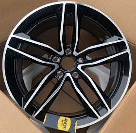 Кованые диски Ju-Tuning 01017 чёрный глянец R18–R19 5x112 на Audi A4-A8/Q7, VW