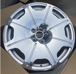 Кованые диски Ju-Tuning HJ0099 зеркальная полировка R18–R21 5x112 на Audi A4-A8/Q7, VW