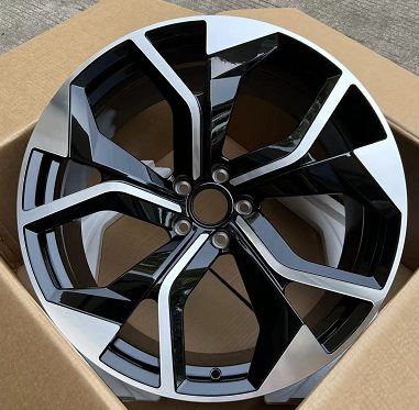 Кованые диски Ju-Tuning HJ0171 чёрный глянец R21–R23 5x112 на Audi A4-A8/Q7, VW