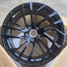 Кованые диски Ju-Tuning HJ0178 чёрный глянец R19–R20 5x112 на Audi A4-A8/Q7, VW