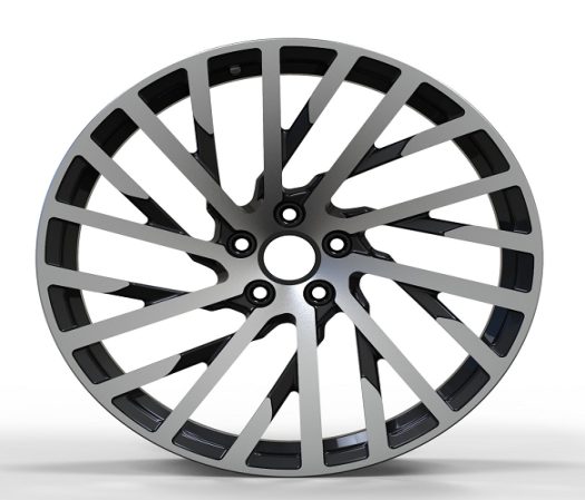 Кованые диски Ju-Tuning HJ0258 чёрный глянец R19–R20 5x112 на Audi A4-A8/Q7, VW