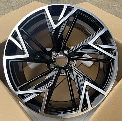 Кованые диски Ju-Tuning HJ0352 чёрный глянец R20–R21 5x112 на Audi A4-A8/Q7, VW