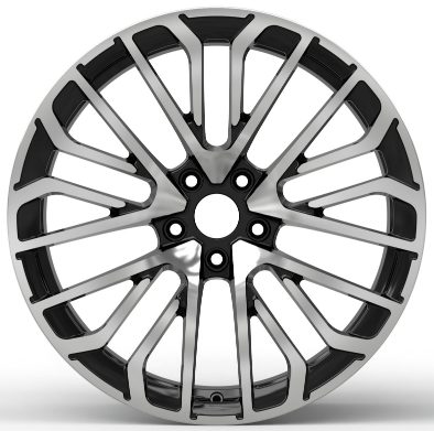 Кованые диски Ju-Tuning HJ0597 чёрный глянец R19–R20 5x112 на Audi A4-A8/Q7, VW