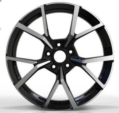 Кованые диски Ju-Tuning HJ0364 чёрный глянец R18–R19 5x112 на Audi A4-A8/Q7, VW