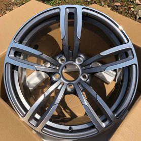 Кованые диски Ju-Tuning HJ0091 графит gunmetal R18–R19 5x120 на BMW 3/5/7, X5/X6