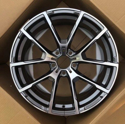 Кованые диски Ju-Tuning HJ0097 графит gunmetal R18–R20 5x120 / 5x112 на BMW 3/5/7, X5/X6